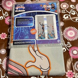 New Space Jam A New Legacy 2 Panels Bedroom Curtains Drapes